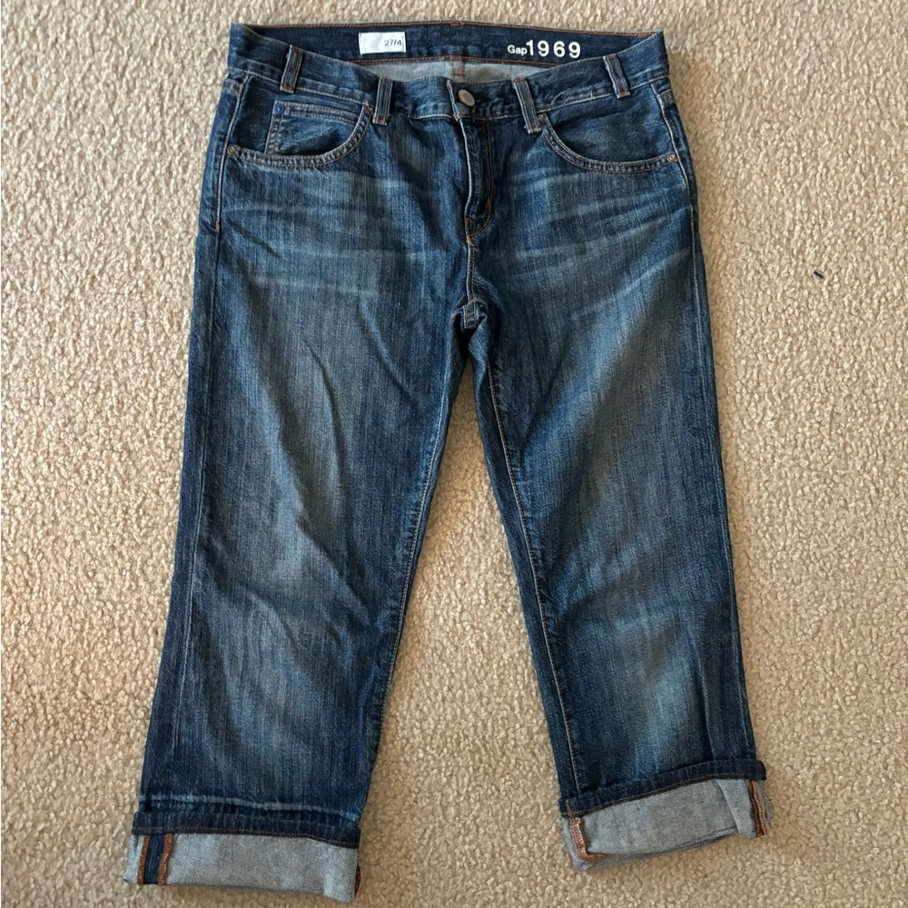 Vintage GAP Low-Rise Denim Capris